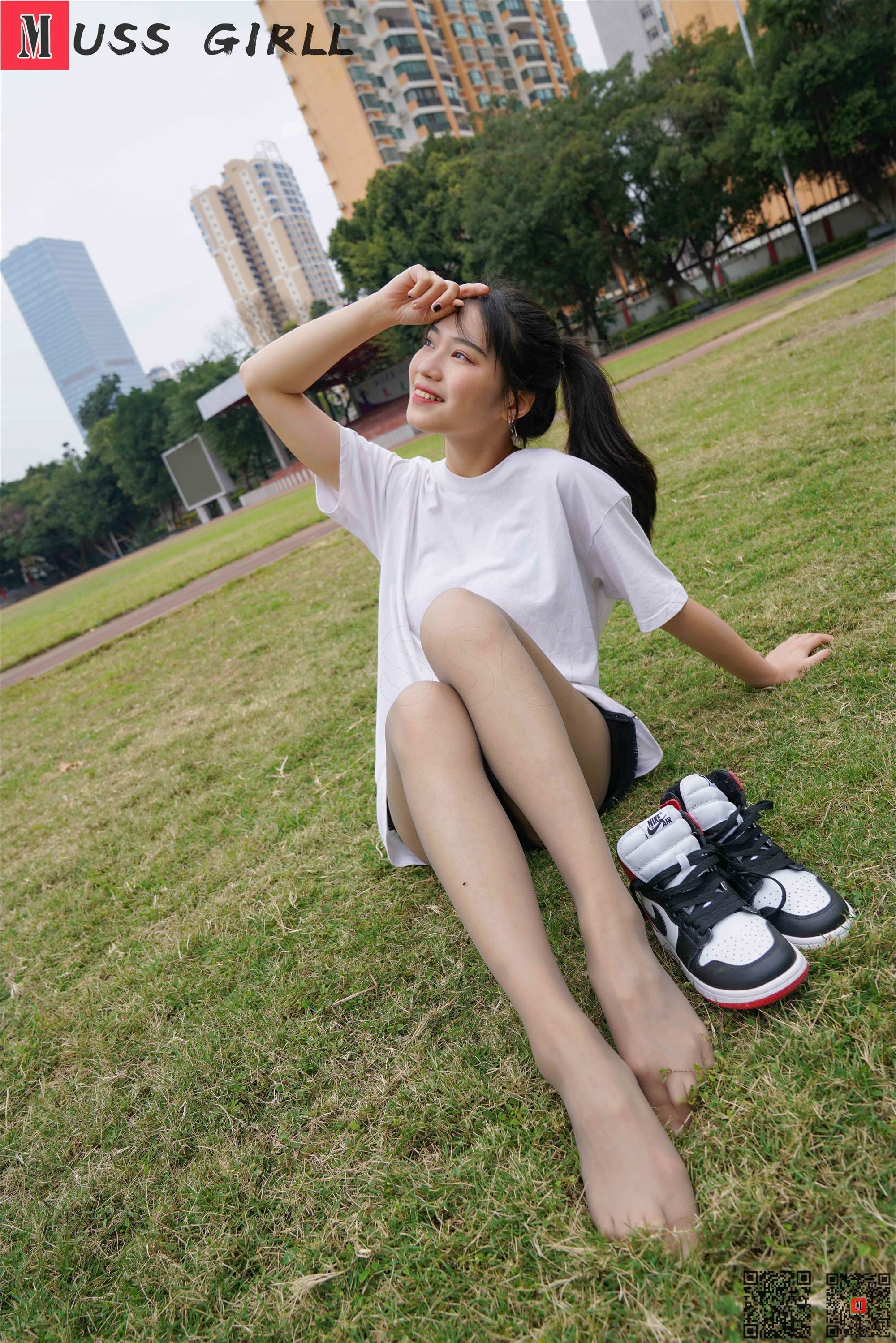 MussGirl慕丝女郎  NO.169 操场白衣裙